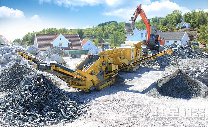 移動履帶一體式環(huán)保制砂機 移動履帶一體式環(huán)保制砂機