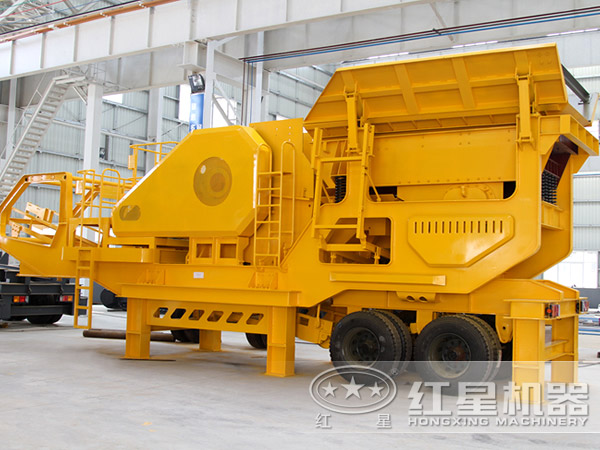 移動式破碎機(jī)實拍圖