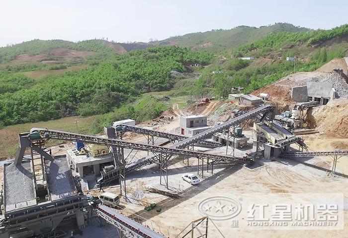 機(jī)制砂制沙生產(chǎn)線完整現(xiàn)場(chǎng) 機(jī)制砂制沙生產(chǎn)線完整現(xiàn)場(chǎng)
