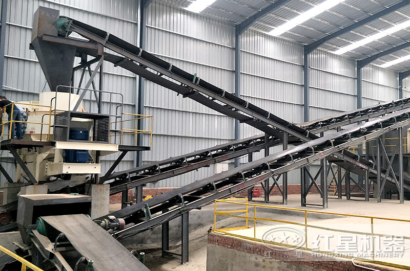 VSI制砂機現(xiàn)場實拍，室內生產(chǎn)更環(huán)保