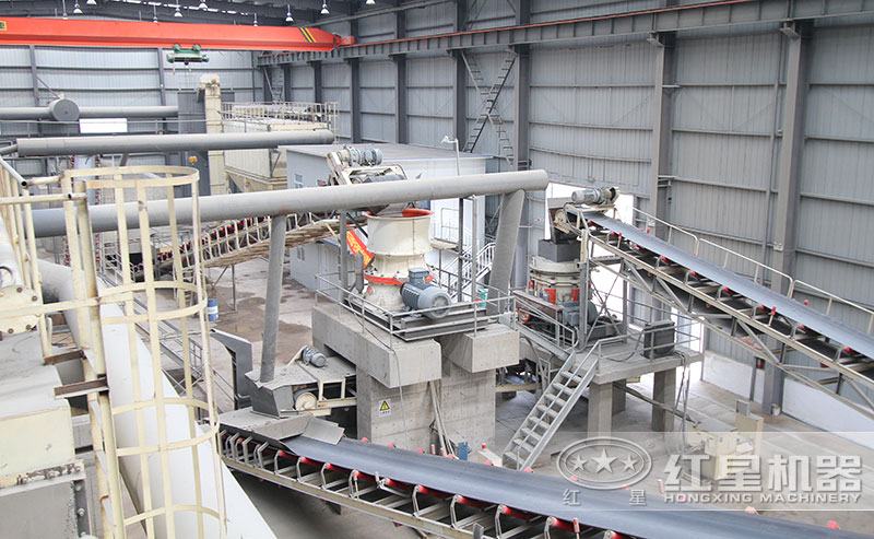 圓錐碎石機(jī)產(chǎn)量高，生產(chǎn)線必備設(shè)備